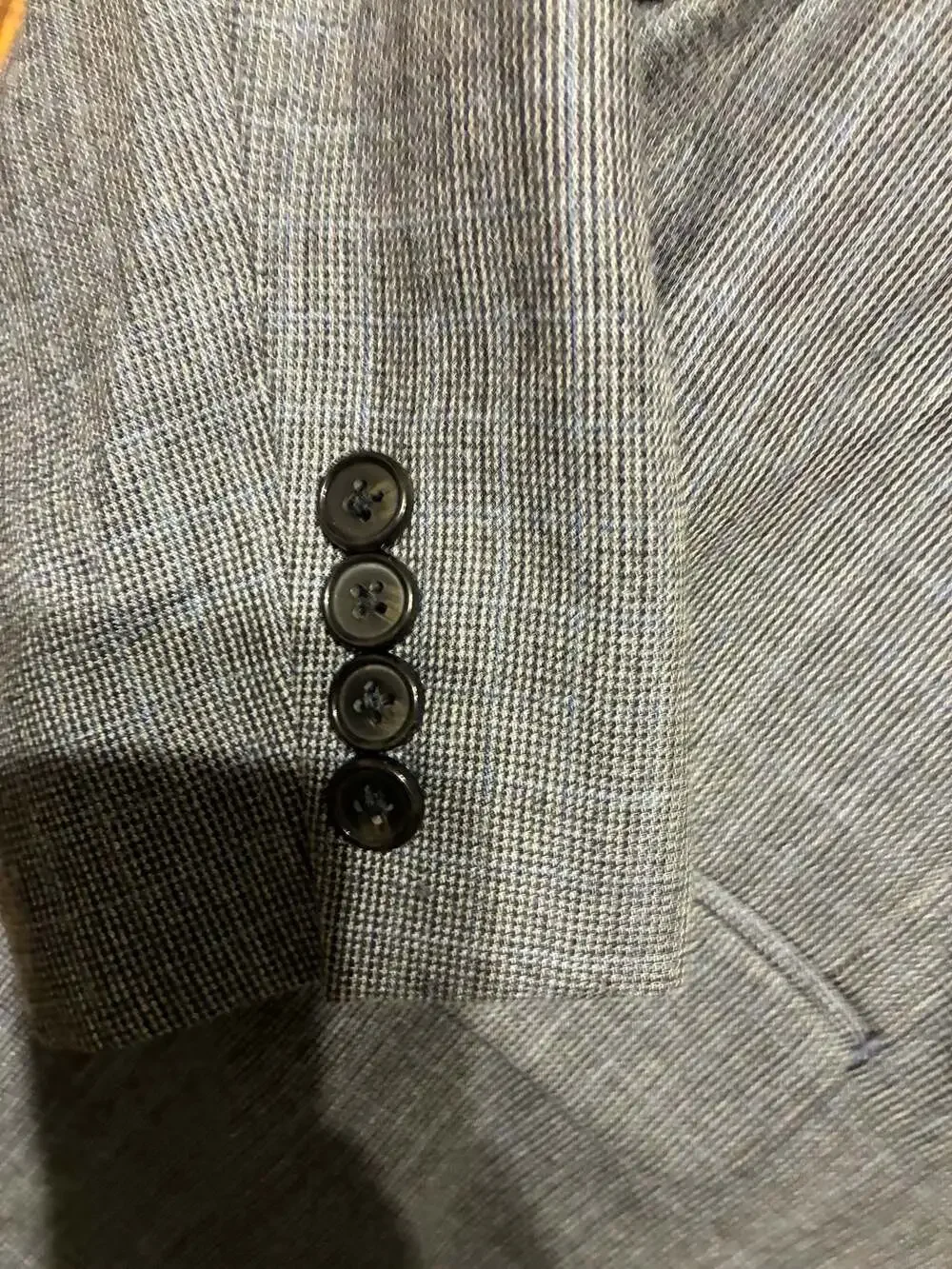 Kenneth Cole Reaction Mens Slim fit Sport Coat Blazer Gray Check